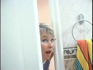 woman spying on son aspiration he was in shower
